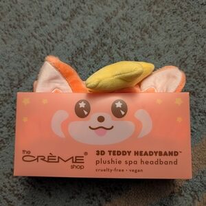 Orange 3D Teddy Spa Headband